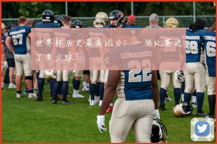 世界杯历史最高比分：一场比赛进了多少球？