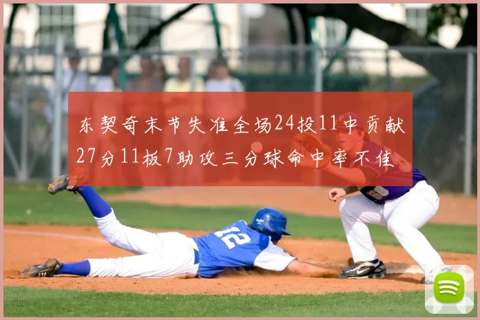 东契奇末节失准全场24投11中贡献27分11板7助攻三分球命中率不佳